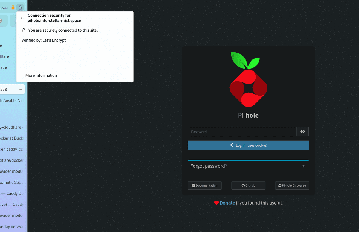 Pihole Caddy TLS Cert.png