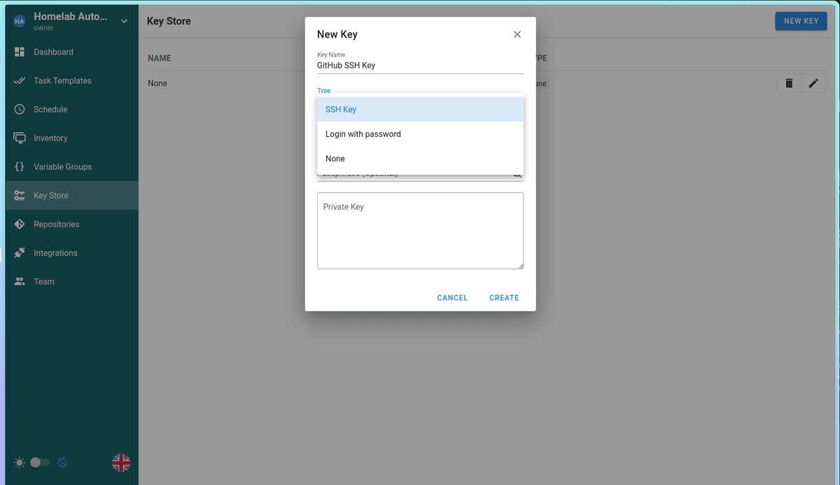 semaphore add ssh key.png
