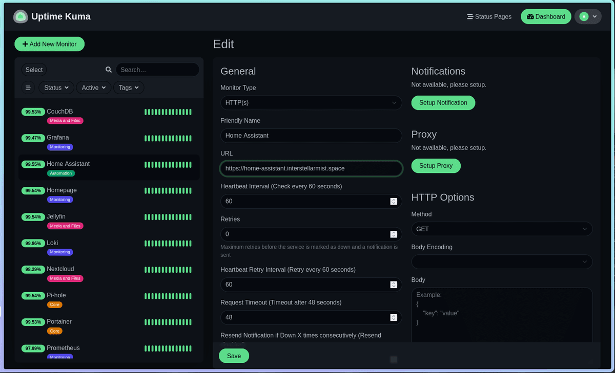 uptime kuma example config.png